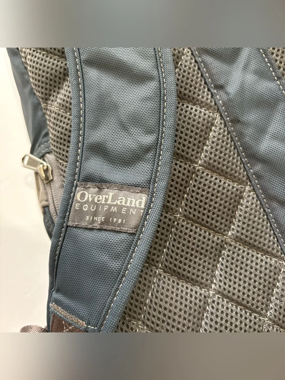 OverLand Equipment Backpack Blue Gray Compact Daypack Travel Hiking Organizer
